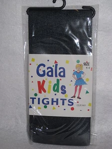 Gala Kid's Tights - Navy Blue - 100% Nylon - Sz: 4-6 - NEW in pkg - Picture 1 of 5