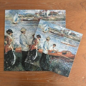 Vintage Springbok Detail From OARSMEN AT CHATOU Jigsaw Puzzle 500 Pc Renoir 1973 - Picture 1 of 4