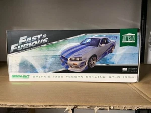 Nissan Skyline '99 azul GT-R #19029 luz verde 1:18 Artisan Coll 2Fast 2Furious '99 - Imagen 1 de 6