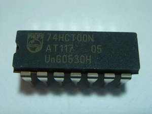 74HCT00 DIL HC-CMOS IC circuito #AJ41-44 - Imagen 1 de 1