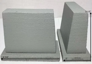 Muelles de puente de ferrocarril modelo para trenes a escala HO - gris hormigón - Imagen 1 de 5