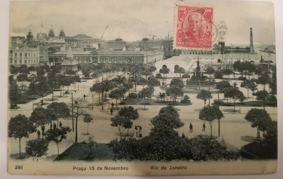 O) 1906 CIRCA - BRAZIL. EDUARDO WANDENKOLK SC 177 100r, COLONIAL ARCHITECTURE -S - Image 1 of 1