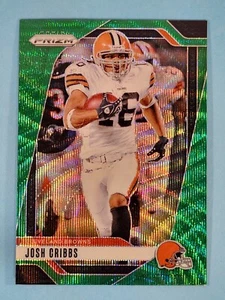 2024 Panini Prizm GREEN WAVE Josh Cribbs Cleveland Browns #72 - Picture 1 of 2