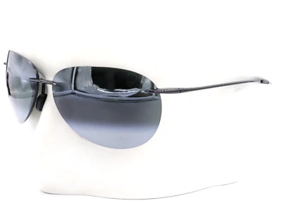 Nuevas gafas de sol Maui Jim SUGAR BEACH negras sin montura grises polarizadas 421-02 $199 Foto 1 de 4