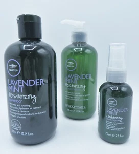 PAUL MITCHELL TEA TREE LAVENDER MINT SHAMPOO & CONDITIONER & SPRAY Scuffed! - Picture 1 of 2