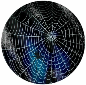 Deadly Web Glass Chopping Board, Spider, Cobweb, Arachnid Familiar, Creepy, Gift - Picture 1 of 4
