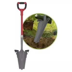 EASYmaxx Spaten- & Wurzelsäge, Wurzelspaten, Säge 114 cm, grau/rot - Bild 1 von 6