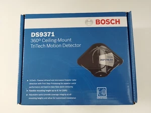 Bosch DS9371 360 Degree Ceiling Mount TriTech Motion Detector -Black (New) - Picture 1 of 4