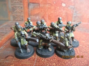 Steel Legion Infantry Squad PAINTED Warhammer 40k & Kill Team Wargame Ready - Picture 1 of 7