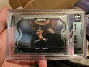 Panini Prizm Lebron James BGS 9 Kobe Tribute 2020-21 Low POP Lakers 🙂 - Imagen 1 de 2