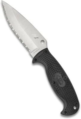 Cuchillo de hoja fija Spyderco Jumpmaster 2 FRN negro SpyderEdge 4,47" FB24SBK2 Foto 1 de 4