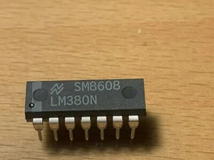 National IC - LM380N IC - audio power amp chip- DIP-14/ONE IC only. - Picture 1 of 1