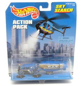 VTG 1997 Hot Wheels Action Pack SKY SEARCH 18735 Twin Towers Chopper Blimp NEW - Picture 1 of 15