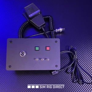 Caja de botones pequeños para simulador de vuelo ETS ATS panel de control con micrófono CB - Imagen 1 de 6