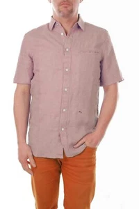 Diesel R-Ekimo Shirt Men's Linen Shirt Pink - Picture 1 of 1