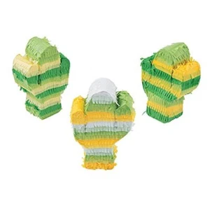 Fiesta Mini Cactus Pinatas - 3 Pinatas - Great for Cinco de Mayo - Picture 1 of 3