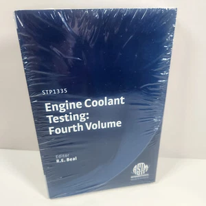 SEALED Engine Coolant Testing 4th Vol STP1335 Beal ASTM Int 1999 Trade PB - Picture 1 of 7