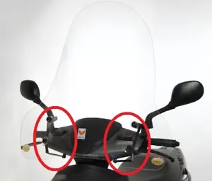 Erweiterung Windschutzscheibe Benelli VELVET 125 150 250 2010-2013 Isotta A/131 - Bild 1 von 7