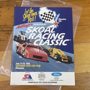 1988 Miller 200  Speedway Program INDY CAR CART Racing Vtg 40 Pages - Picture 1 of 5