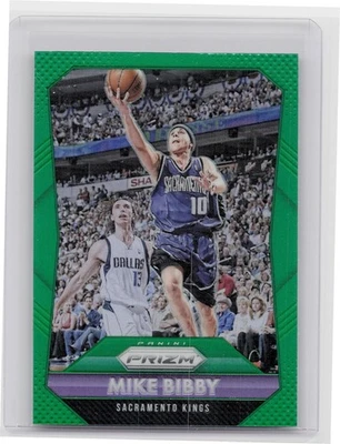 2015-16 Prizm Green parallel Mike Bibby #265 Kings - Image 1 of 2
