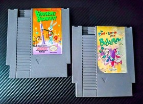Ren & Stimpy Show: Buckaroo/Bugs Bunny Bday Blowout NES Vid. Game Carts Only