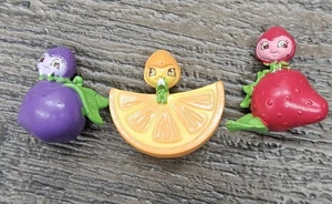 Strawberry Shortcake Friends Mini Lot Of 3 Berrykin Orange Blossom Plum - Picture 1 of 3