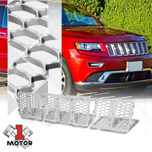 3Pcs OE Style Honeycomb Mesh Front Grille Inserts for 14-16 Jeep Grand Cherokee - Bild 1 von 5