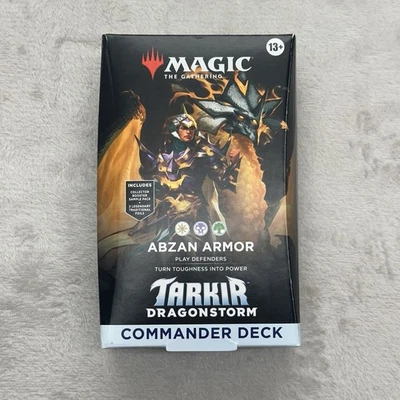 Tarkir: Dragonstorm Commander Deck - Abzan Armor MTG Magic: The Gathering Sealed - Image 1 of 2
