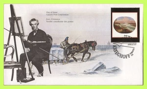 Canada 2000 Artist Cornelius Krieghoff, Landscape Painting First Day Cover - Picture 1 of 1
