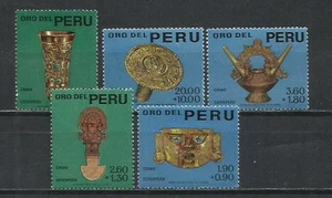 0712-SERIE COMPLETA ARQUEOLOGÍA PERU 20,00€ 1966 Nº 472/476 NUEVOS* FOTOS REALES - Imagen 1 de 2