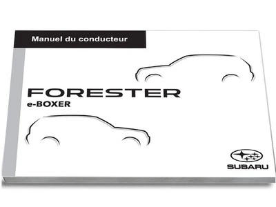 Subaru Forester 2021 - 2026 Istruzioni per l'uso francese - Immagine 1 di 4