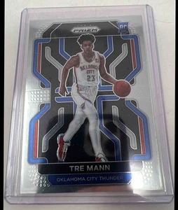 2021-22 Panini Basketball Prizm Tre Mann #274 RC Oklahoma City Thunder - Bild 1 von 2