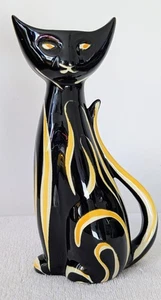 Tigris Cat de Anneliese Beckh (Schmider Keramik) 21 cm, fabuloso estado - Imagen 1 de 8