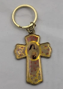Saint Therese Cross Keychain - Picture 1 of 2