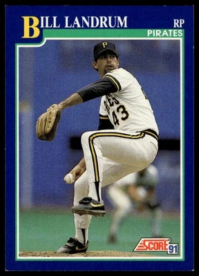 1991 Score #98 Bill Landrum - Image 1 of 2