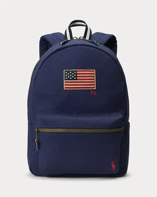 Polo Ralph Lauren Laptop Backpack American USA Flag Newport Navy - Image 1 of 4
