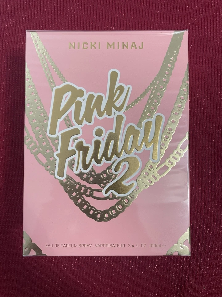 🌸 NICKI MINAJ 粉色星期五 2 香水 3.4 盎司淡香水喷雾全新未拆封 💓 — 第 1/3 张图片