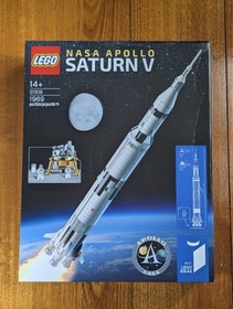 LEGO 21309 Ideas NASA Apollo Saturn V - Brand New In Box - SEALED - Retired Set