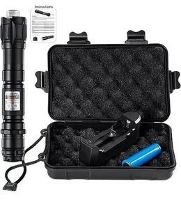 Green Laser Pointer 10000m Most Powerful Focusable High power Laser Light - Picture 1 of 11