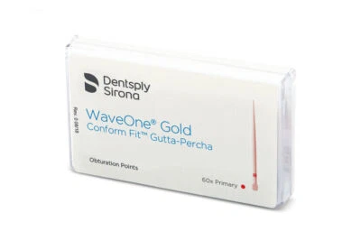 Dentsply Sirona B00WGGPF00PRI WaveOne Gold Gutta Percha Points Primary Red 60/Pk