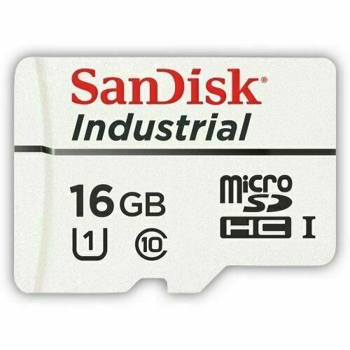 Micro SD Sandisk Industrial Temperature 16GB classe 10 UHS-I SDSDQAF3-016G-I  - Immagine 1 di 1