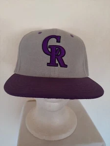 Colorado Rockies  baseball hat Gray/Purple Snapback MLB--New--w/o tags--display - Picture 1 of 1