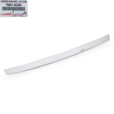 Chrome Rear Trunk Lid Tailgate Luggage Outside Fits Toyota Yaris Vios 2013 2017 Foto 1 de 4