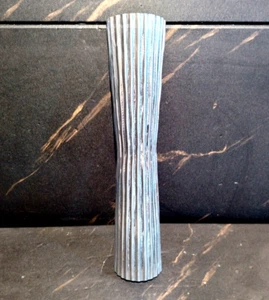 PARALUME FORMA SEMI TUBO, L 380 mm, COLORE ARGENTO, By VETRERIA RESANESE - Foto 1 di 8