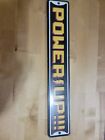 Open Road Wall Decor  "Power Up" Metal Sign