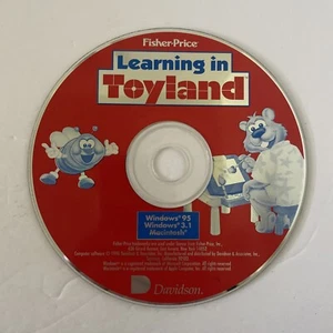 Fisher-Price Learning In Toyland PC CD Rom 1996 Windows Children Kids Game - Picture 1 of 1