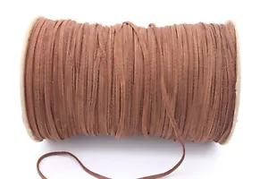 Genuine Leather Suede Lacing - Medium Brown - Spool with 400 yards minimum - Picture 1 of 1