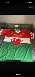 wales cymru vintage rare rugby World Cup 2000/2001 jersey top size large - Picture 1 of 5