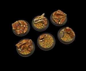 Micro Art Studio 40 mm Troglodyte Breitlippe Runde Basen (2) Brandneu B04442 - Bild 1 von 2