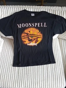 Camiseta Moonspell Irreligious De Colección 1996 Manga Corta Excelente Estado - Imagen 1 de 3